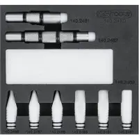 Ks Tools Jeu de mandrins de retenue, 10 pièces ( 140.2480 )