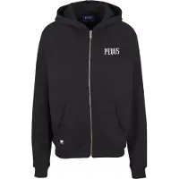 PEQUS Veste de survêtement noir / blanc