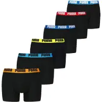 Puma Boxers 'Everyday' bleu ciel / jaune / orange / noir
