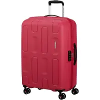 American Tourister Spinner M - Élégant et sécurisé avec organisation interne optimale, Valise, Rose