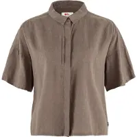 Fjällräven Övik Hemp Camp Short Sleeve Shirt Gris M Femme