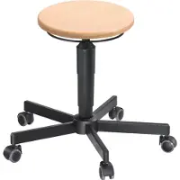 MeyChair Tabouret de travail pivotant, hauteur réglable par vérin à gaz (40 - 53 cm)