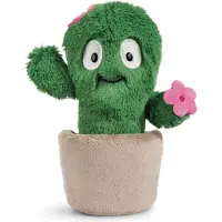 Nici peluche Fleur Henrietta,Cactus 18 cm, VERT