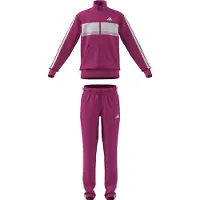 Adidas Seasonal Essentials Tiberio 3 Stripes Tricot Tracksuit Rose 13-14 Years Enfants