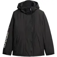 Superdry Veste mi-saison 'Yachter' rouge orangé / noir / blanc