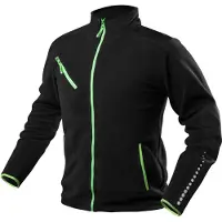 Neo Tools Polaire de travail PREMIUM, noire, renforts Cordura, taille XXL