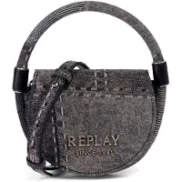 Replay sac à épaule bandoulière sac à main Crossbody Bag Washed Black noir