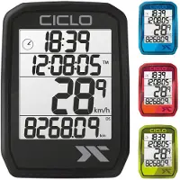 Ciclosport Compteur de Vitesse Sans Fil Protos 205 Rouge