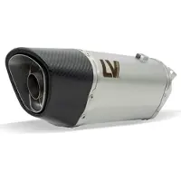 Leovince Lv-14 R Yamaha Mt-07 Abs 20-26/mt-07 Gt Abs 21-24 Homologated Muffler Argenté Homologated