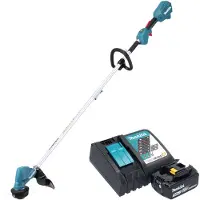 Makita DUR 192 LRT1 Coupe-bordures à batterie 18 V 300 mm Brushless + 1x batterie 5,0 Ah + chargeur