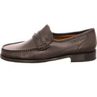 Sioux Pantoufle 'Slipper Herren Como Echtleder in schwarz' noir