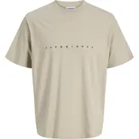 Jack & Jones T-Shirt 'JJEStar' crème / noir