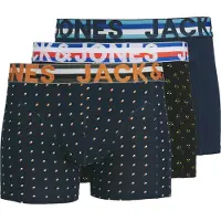 Jack & Jones Boxers 'Henrik' bleu / orange / noir / blanc