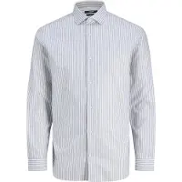 Jack & Jones Chemise business 'JPRBLAPARKER' gris / noir / blanc