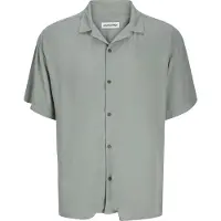 Jack & Jones Jeff Solid Resort Short Sleeve Shirt Vert L Homme