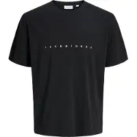 Jack & Jones T-Shirt 'JJEStar' noir / blanc