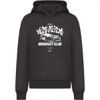 Mister tee Sweat-shirt 'Midnight Racing Club' noir / blanc