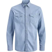Jack & Jones Sheridan Regular Long Sleeve Shirt Bleu 2XL Homme