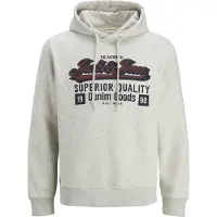 Jack & Jones Logo 2 Col Hoodie Blanc S Homme
