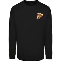 Merchcode T-Shirt 'Pizza Comic' jaune / vert foncé / rouge / noir