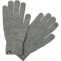 Jack & Jones Gants 'Barry' gris foncé / noir / blanc