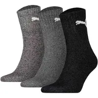 Puma Chaussettes unisexe Chaussettes Paquet de 3 femme - Gris - 47