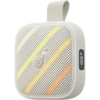 Soundcore Boom Go 3i, 15 W, sans fil, USB Type-C, enceinte de fête, beige, étanche, résistante aux éclaboussures