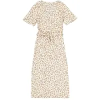 Garcia P260282 Short Sleeve Dress Beige M Femme