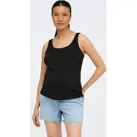 ONLY Maternity Haut 'OLMBloom' noir / blanc