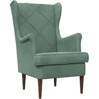 vidaXL fauteuil Vert Mer Velours