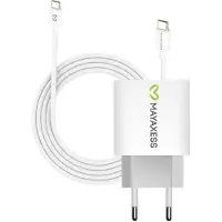 Avizar Mayaxess, chargeur 20 W pour Galaxy S23 + câble USB-C de 1 m, blanc