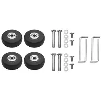 OEM Azomor Roues de secours universelles en caoutchouc pour valises et bagages, lot de 4 pièces