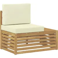 vidaXL Ensemble de canapés d'extérieur , blanc, 273 x 213,5 x 73 cm, polyester