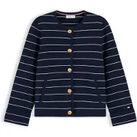 Tommy Hilfiger Cardigan crème / bleu foncé