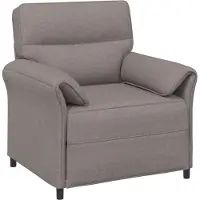 vidaXL Ensemble de canapés , 2 pièces, couleur taupe, revêtement en tissu