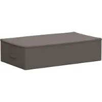 vidaXL Boîte de rangement, 24 pièces, en tissu non tissé, 70 x 40 x 18 cm, 50,4 L, gris