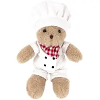 Egmont toys Peluche - - Morris le chef cuisinier - poils doux et laineux - beige - 28x14x10 cm