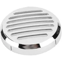 OEM Cache-claxon rond chromé de 3,5 pouces pour moto cruiser – Pièce de rechange et accessoire