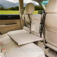 OEM Barrière de séparation pour la banquette arrière, dispositif de sécurité pour voiture et extension de banquette arrière pour chiens, jusqu'à 45 kg, réversible, Hampton-Sand/Black