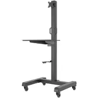 KIMEX Chariot mobile pour moniteur 1 écran 15"-32"