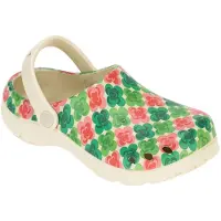 Regatta - Sabots à fleurs « Orla Kiely » pour enfants RG13113 (34 EU) (vert)