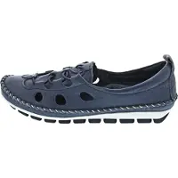 Gemini : chaussures pour femmes, chaussures basses, mocassins, chaussures de ville, couleur bleue, pour le quotidien