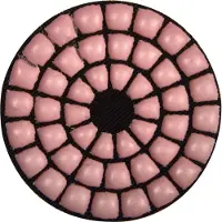 Proxxon patin de ponçage/polissage diamanté 50mm, 3 pièces