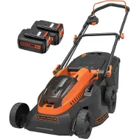 Black & Decker Akku-Rasenmaeher,36V,2x2,5Ah,38cm