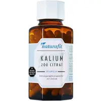 Naturafit Potassium 200 Citrate en gélules, 120 gélules