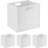 Relaxdays 2x paniers-rangement (32 cm, 4x)