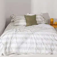 Happy Fiday Home Housse de couette HappyFriday Beige Matelas simple 155 x 220 cm