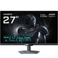 Gigabyte G27Q2, 68.6 cm (27"), 2560 x 1440 px, Quad HD, LED, 1ms, Noir