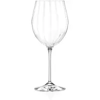 Barlife Lot de 6 gobelets à vin rouge Optiq