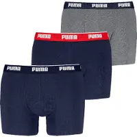 Puma Everyday Basics Boxers 3 Units Bleu,Gris XL Homme